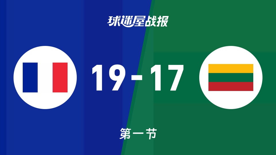 法国女篮U20vs立陶宛女篮U20:首节战罢,法国女篮U2019-17立陶宛女篮U20